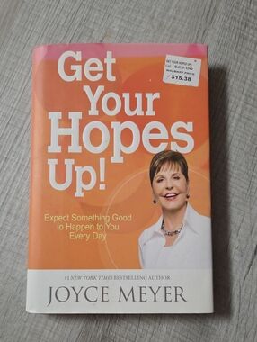 Get Your Hopes Up! Orange Inspirational Book Joyce Meyers